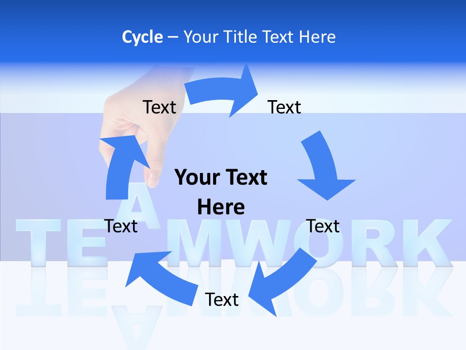 Holding Achievement Positivity PowerPoint Template