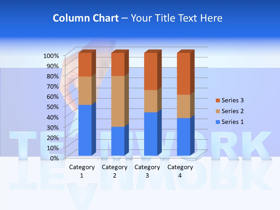 Holding Achievement Positivity PowerPoint Template