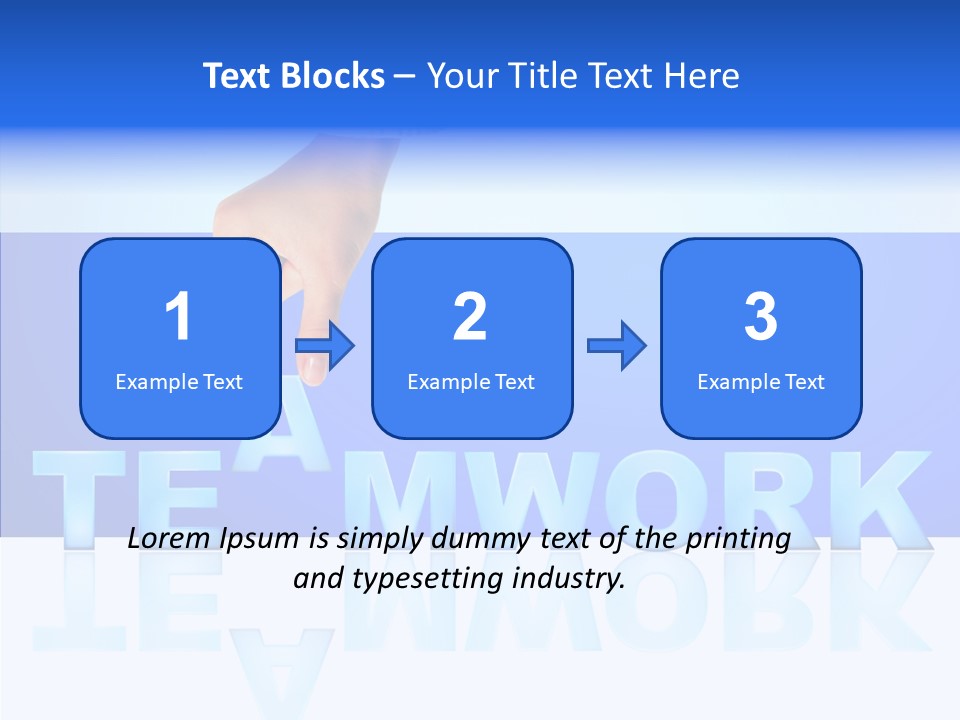 Holding Achievement Positivity PowerPoint Template