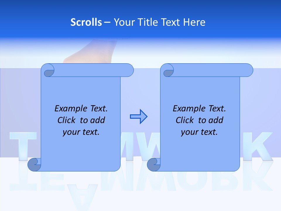 Holding Achievement Positivity PowerPoint Template