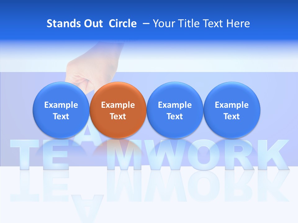 Holding Achievement Positivity PowerPoint Template