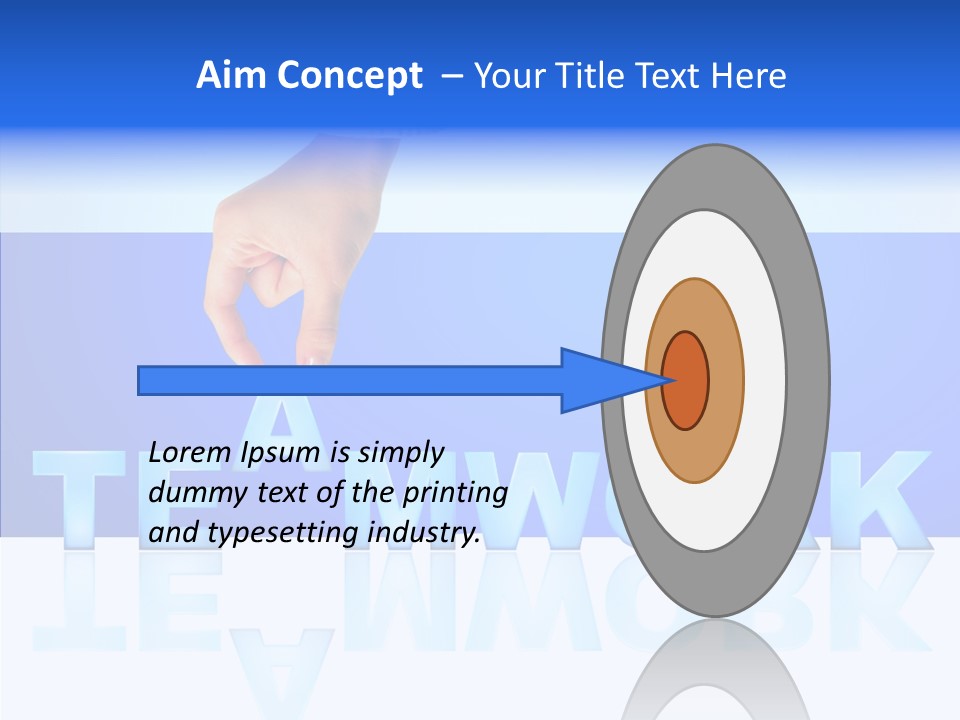 Holding Achievement Positivity PowerPoint Template