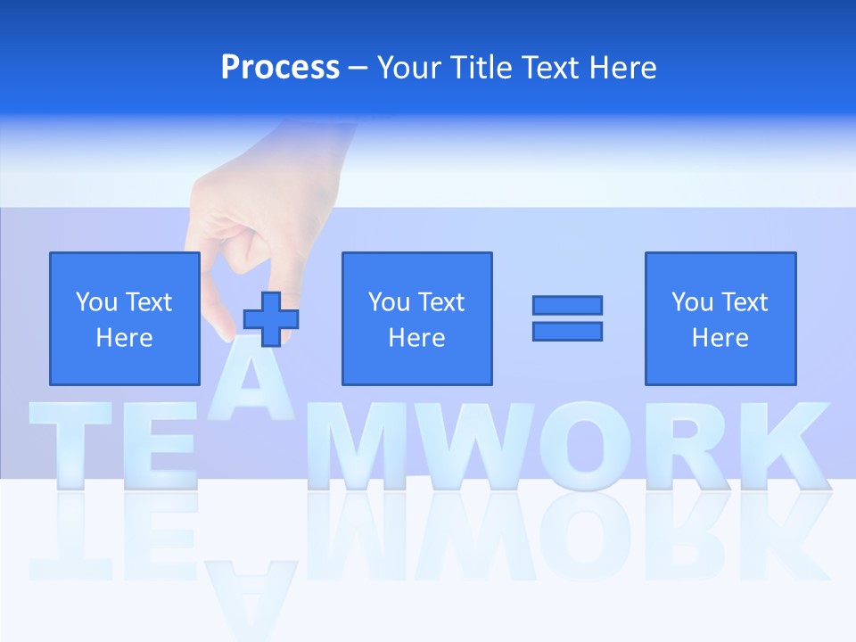 Holding Achievement Positivity PowerPoint Template