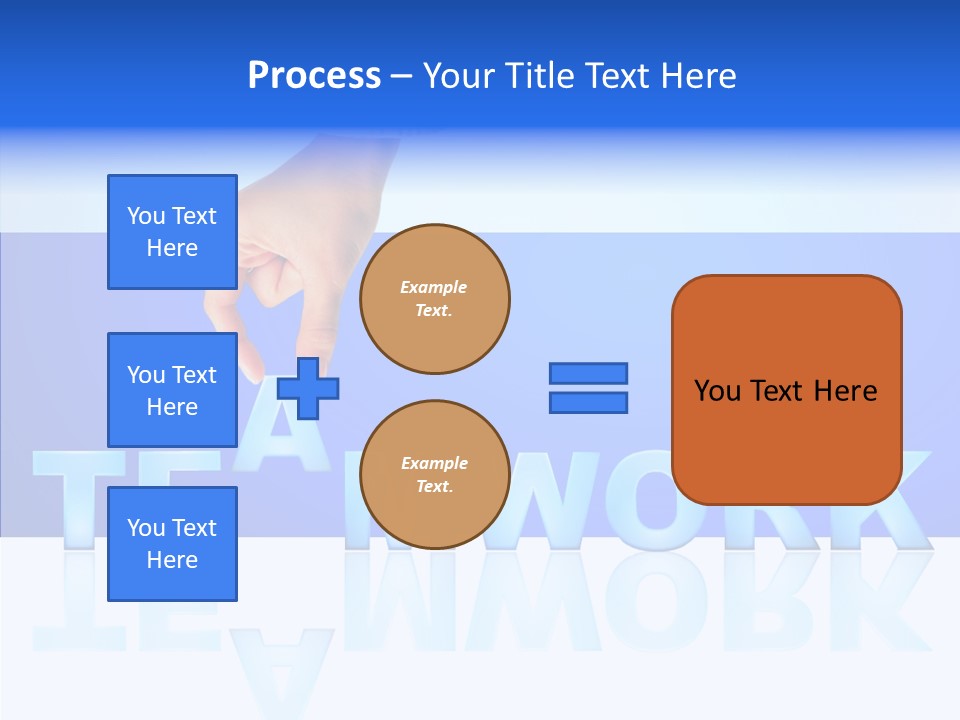 Holding Achievement Positivity PowerPoint Template