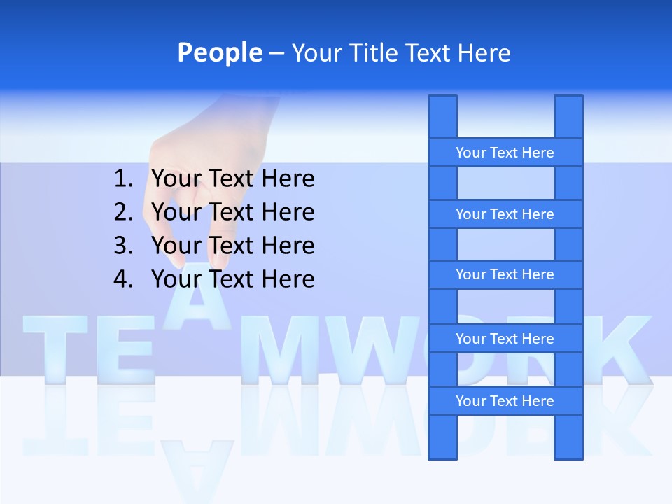 Holding Achievement Positivity PowerPoint Template