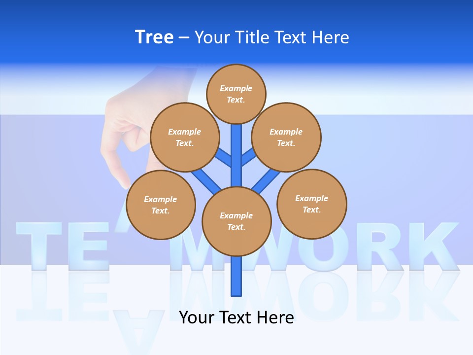 Holding Achievement Positivity PowerPoint Template