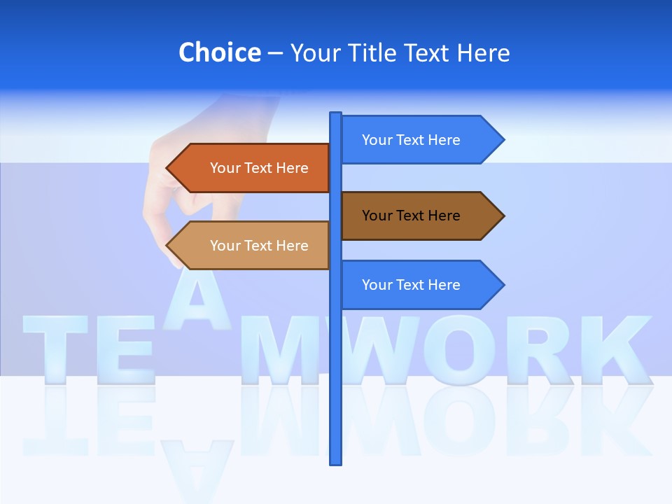 Holding Achievement Positivity PowerPoint Template