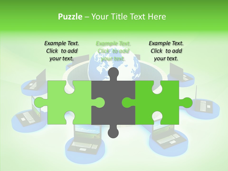 Mobility Earth Isolated PowerPoint Template