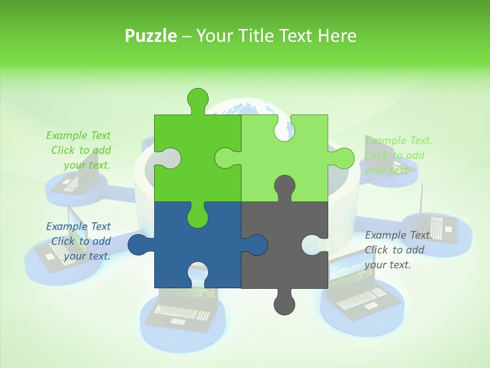 Mobility Earth Isolated PowerPoint Template