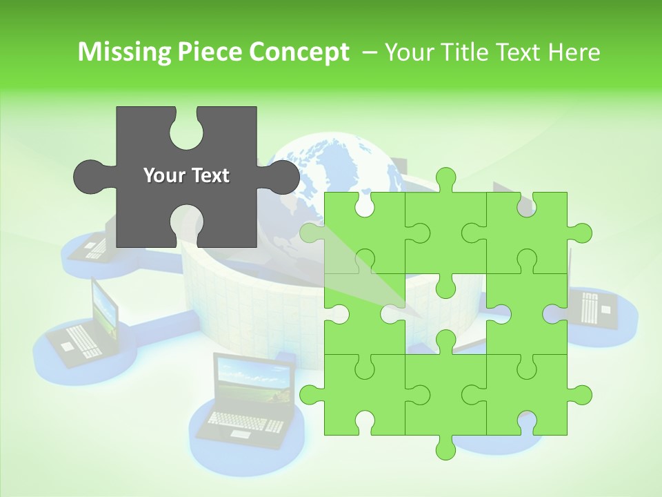 Mobility Earth Isolated PowerPoint Template