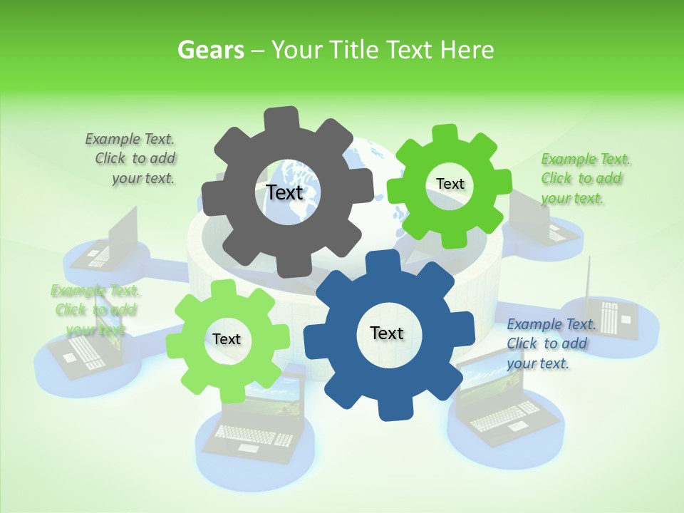 Mobility Earth Isolated PowerPoint Template