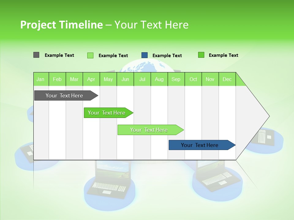 Mobility Earth Isolated PowerPoint Template