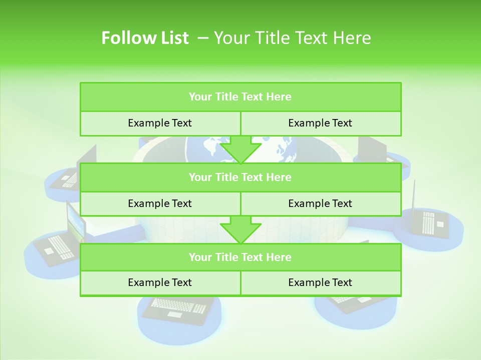 Mobility Earth Isolated PowerPoint Template