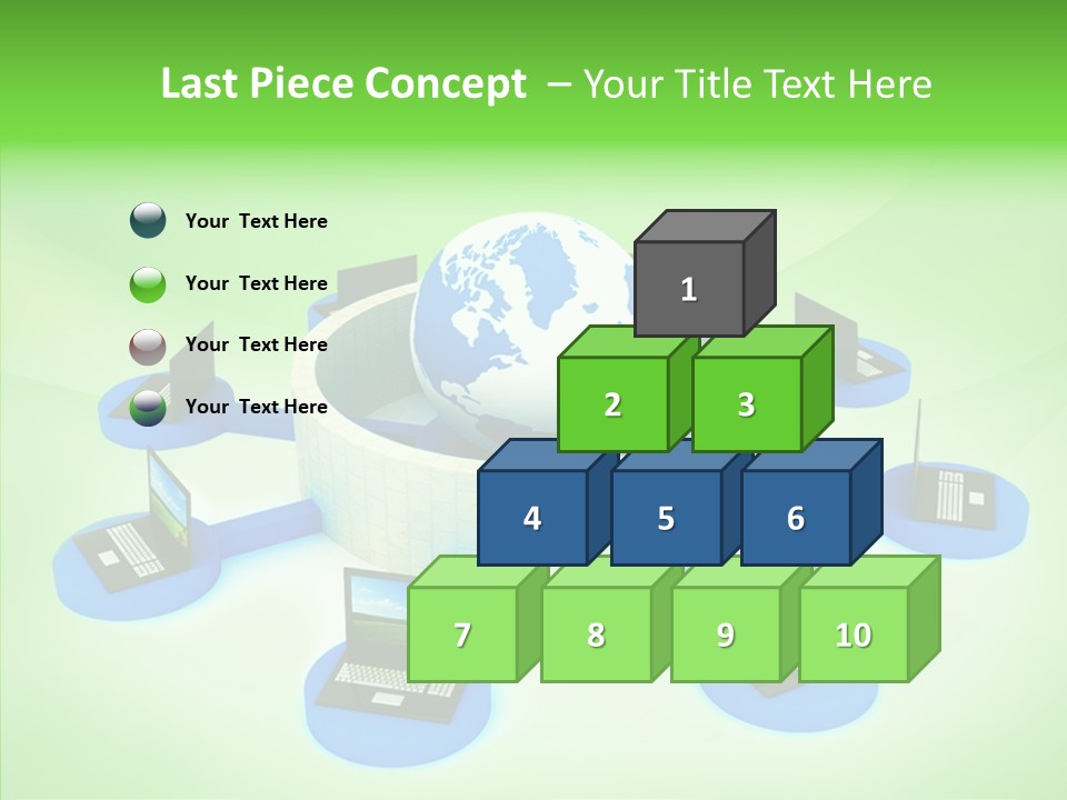 Mobility Earth Isolated PowerPoint Template