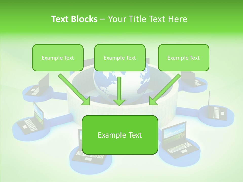 Mobility Earth Isolated PowerPoint Template