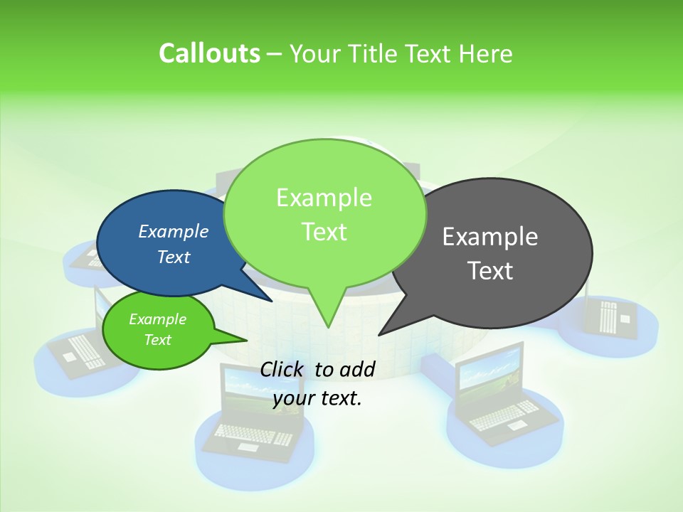 Mobility Earth Isolated PowerPoint Template