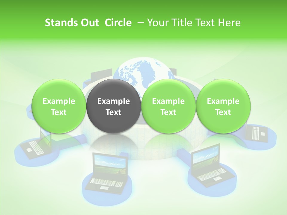 Mobility Earth Isolated PowerPoint Template