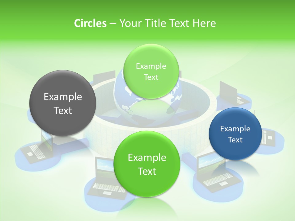 Mobility Earth Isolated PowerPoint Template