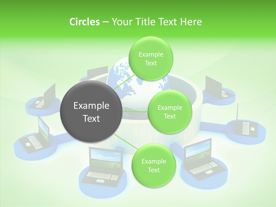 Mobility Earth Isolated PowerPoint Template