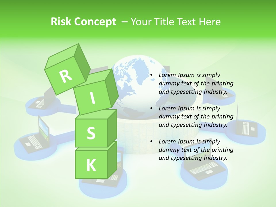 Mobility Earth Isolated PowerPoint Template