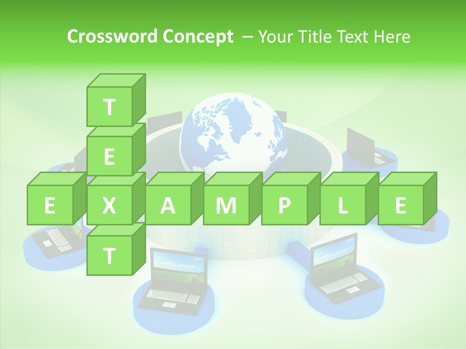 Mobility Earth Isolated PowerPoint Template