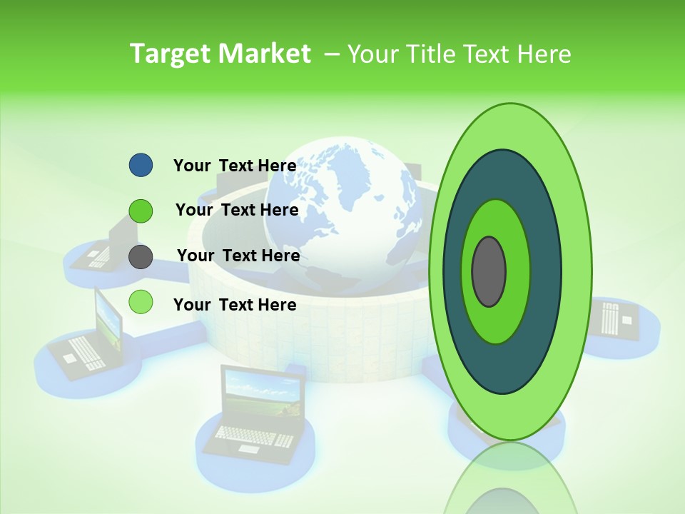 Mobility Earth Isolated PowerPoint Template