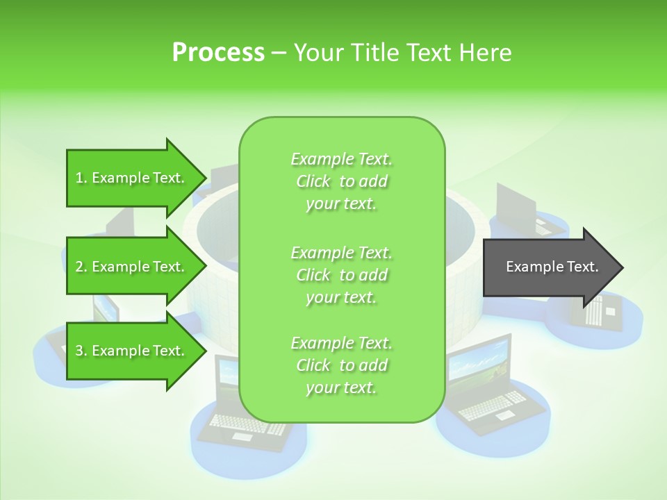Mobility Earth Isolated PowerPoint Template