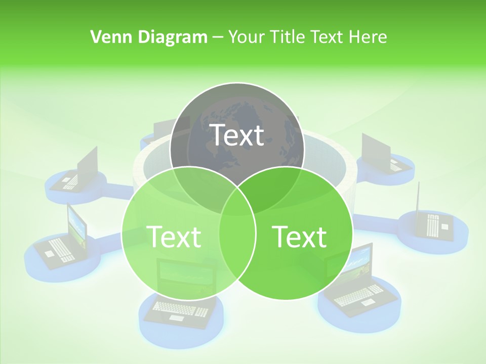 Mobility Earth Isolated PowerPoint Template