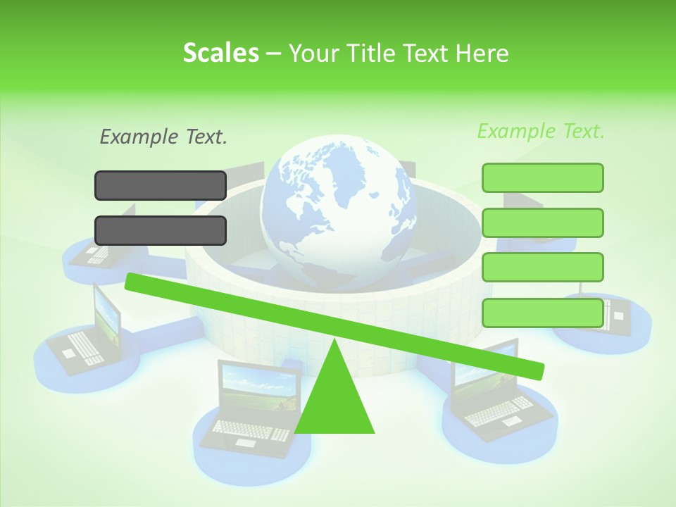 Mobility Earth Isolated PowerPoint Template