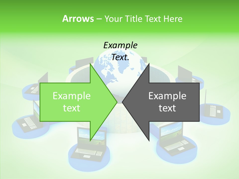 Mobility Earth Isolated PowerPoint Template