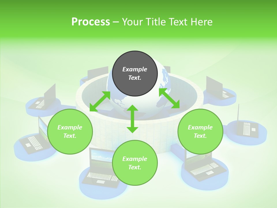 Mobility Earth Isolated PowerPoint Template