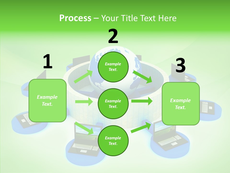 Mobility Earth Isolated PowerPoint Template