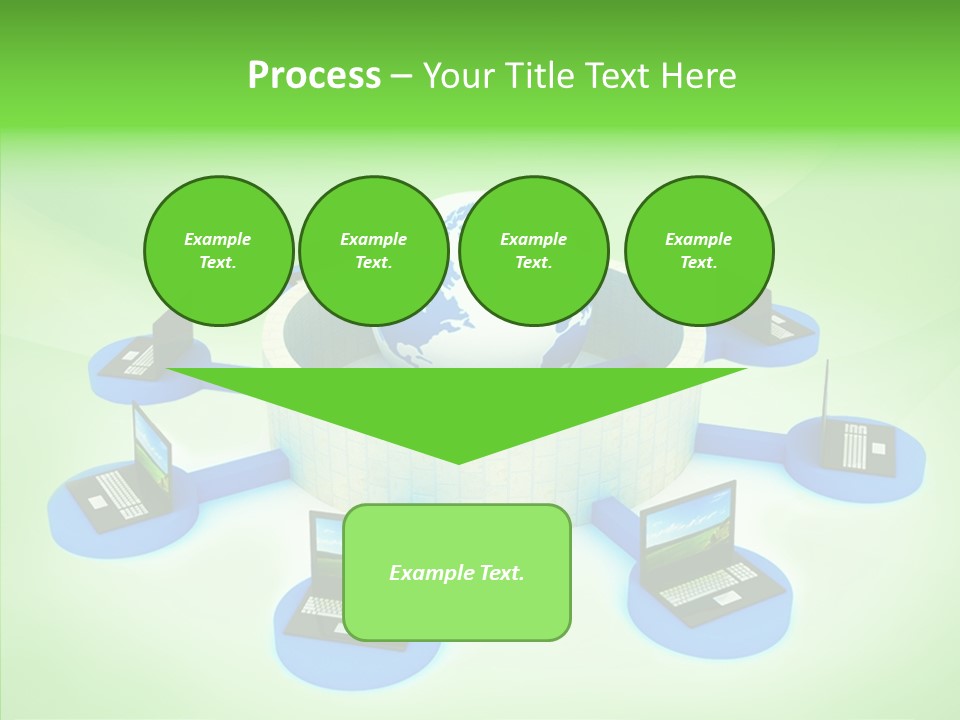 Mobility Earth Isolated PowerPoint Template