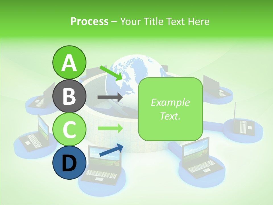 Mobility Earth Isolated PowerPoint Template