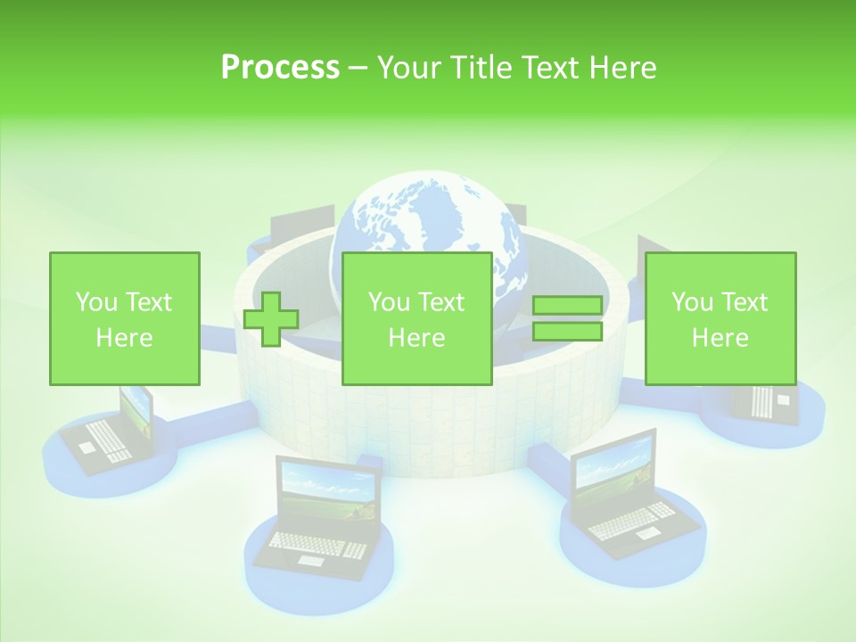 Mobility Earth Isolated PowerPoint Template