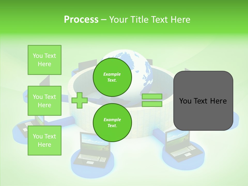 Mobility Earth Isolated PowerPoint Template