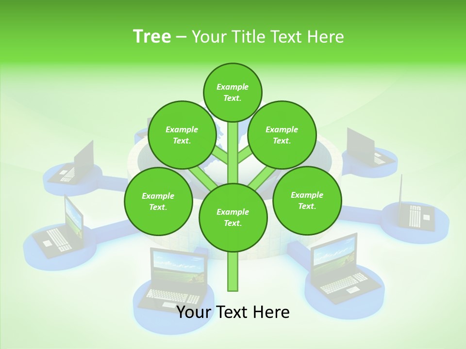 Mobility Earth Isolated PowerPoint Template