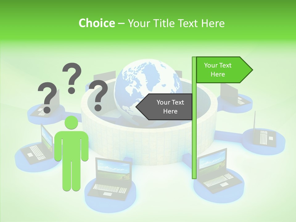 Mobility Earth Isolated PowerPoint Template