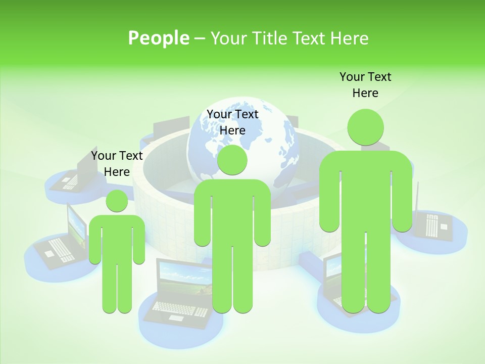 Mobility Earth Isolated PowerPoint Template