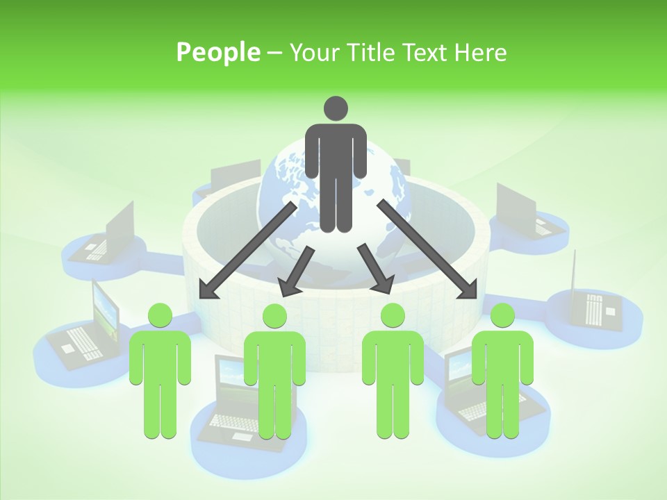 Mobility Earth Isolated PowerPoint Template