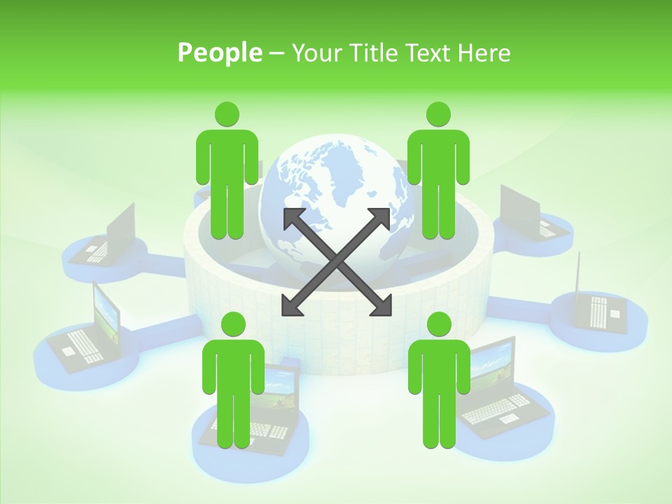 Mobility Earth Isolated PowerPoint Template