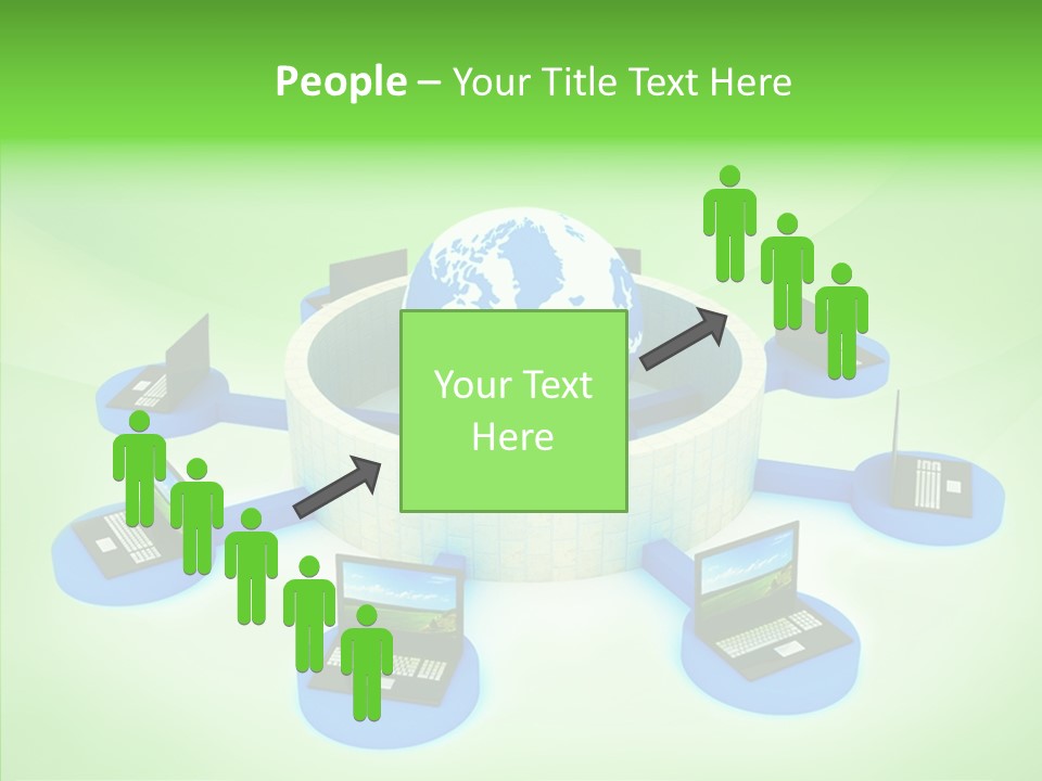 Mobility Earth Isolated PowerPoint Template