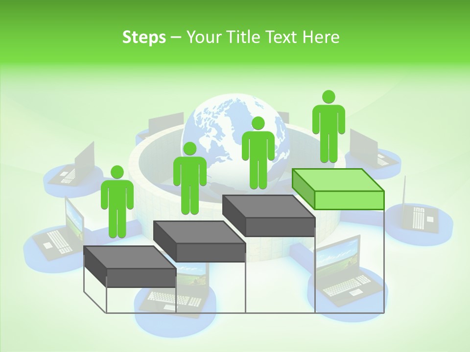Mobility Earth Isolated PowerPoint Template
