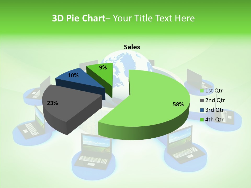 Mobility Earth Isolated PowerPoint Template