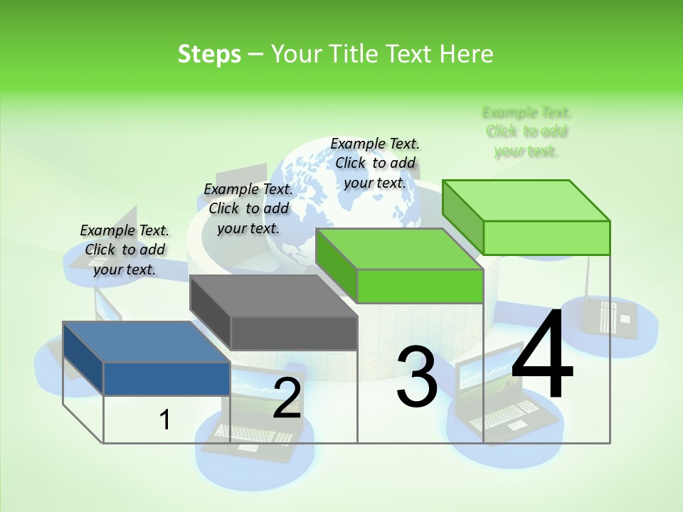 Mobility Earth Isolated PowerPoint Template
