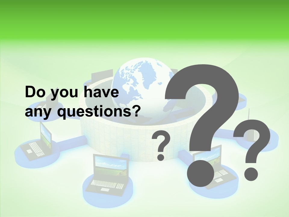 Mobility Earth Isolated PowerPoint Template