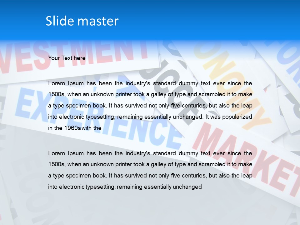 Solution News Bank PowerPoint Template