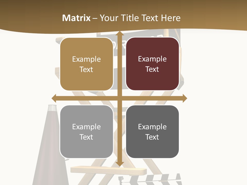 Illustration Festival Megaphone PowerPoint Template