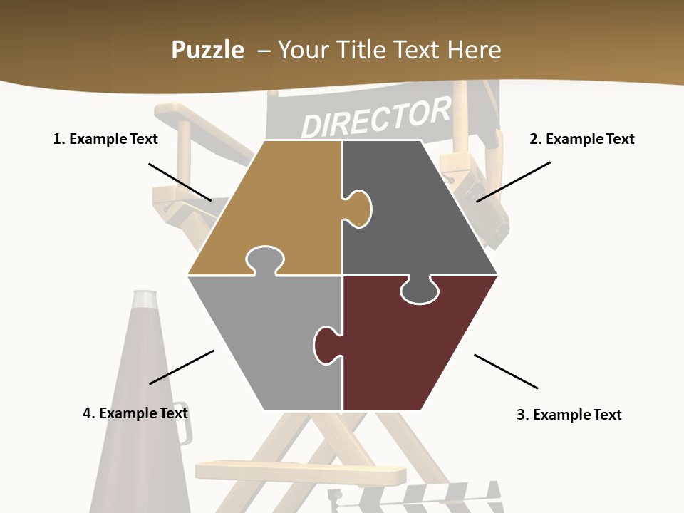 Illustration Festival Megaphone PowerPoint Template