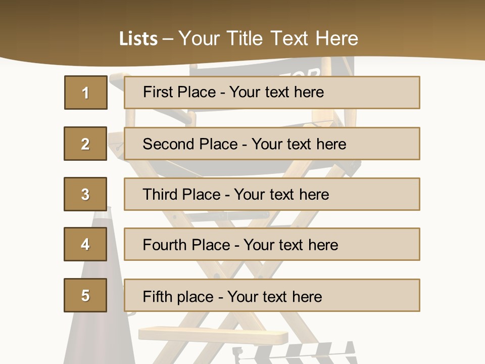 Illustration Festival Megaphone PowerPoint Template